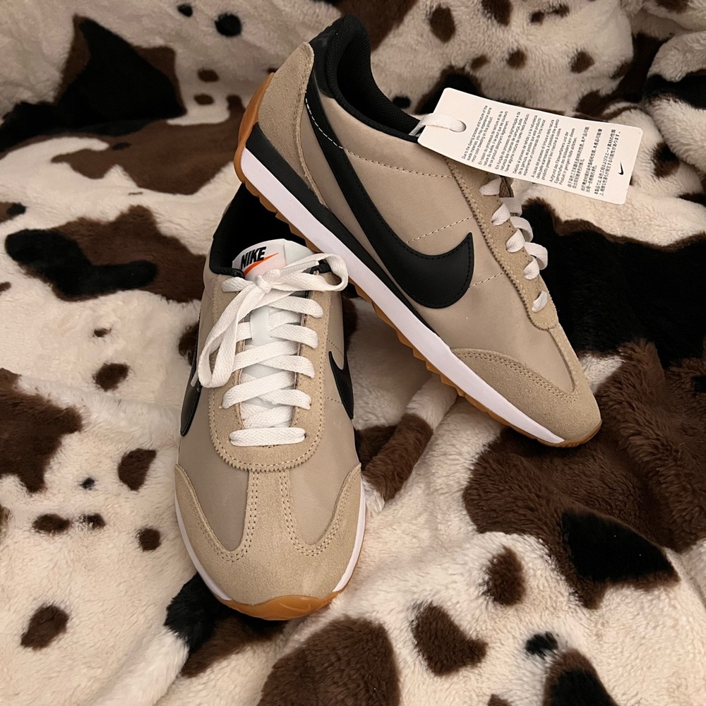 Brand new Nike Pacific sneakers. Tan & black, gum sole. With tags!